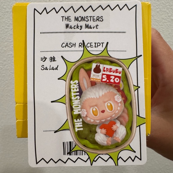 POP MART The Monsters - Labubu - Wacky Mart Series - Salad - Picture 1 of 6
